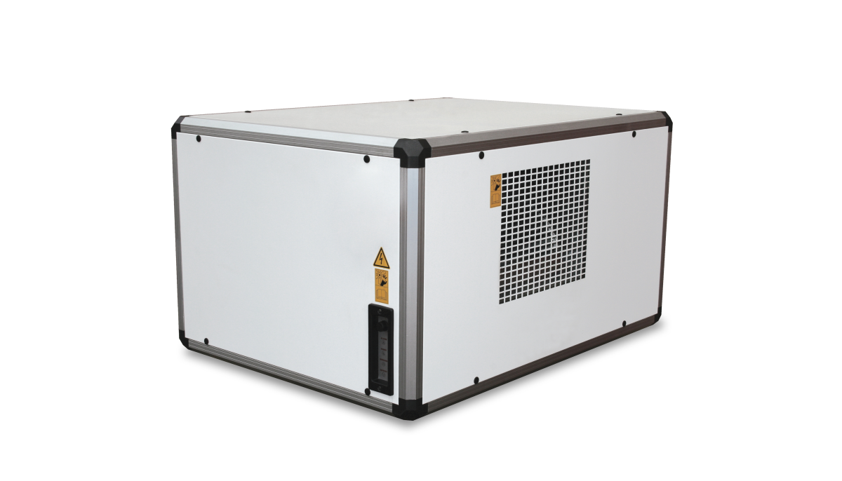 Industrieluftentfeuchter FRAL FD 360 für grosse Lager- und Produktionshallen.