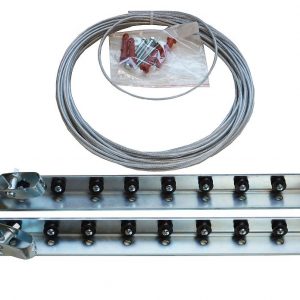 Wäscheleinensystem Komplettset 45 cm